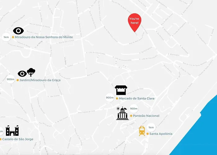 Cozy Duplex In The Picturesque Graca Lisbon